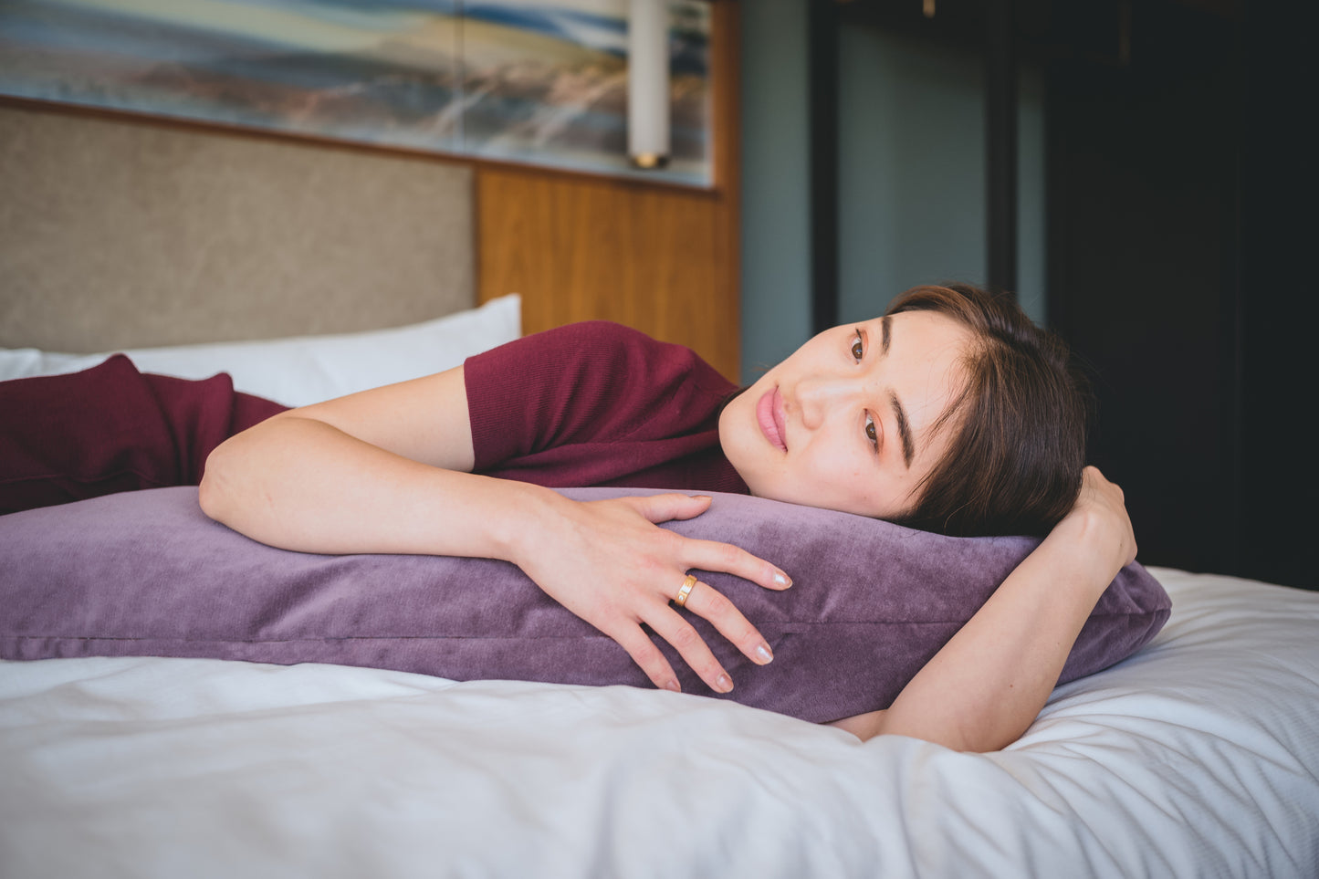 Hiamom Crescent™ Full Body Pregnancy Pillow